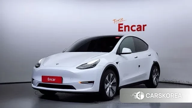 Tesla Model Y 2022 Белый из Кореи