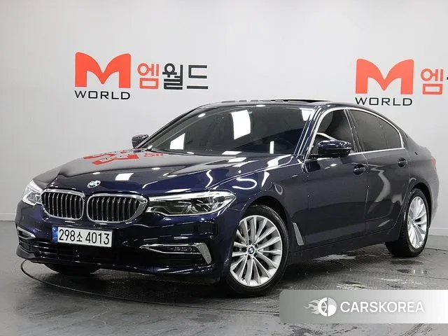 BMW 5 Series (G30) 2019 Синий из Кореи