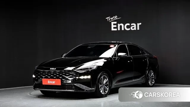 Kia K8 Hybrid 2022 Черный из Кореи