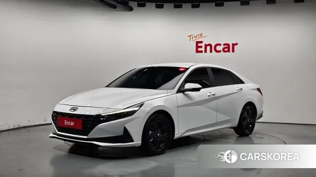 Hyundai Avante (CN7) 2022 Белый из Кореи