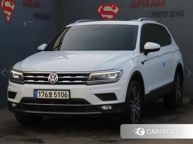 Volkswagen Tiguan Allspace 2020 Белый из Кореи