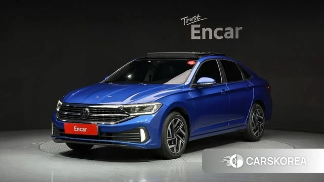 Volkswagen 7th Generation of Jetta 2023 Синий из Кореи