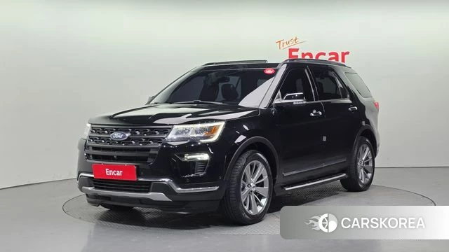 Ford Explorer 2018 Черный из Кореи
