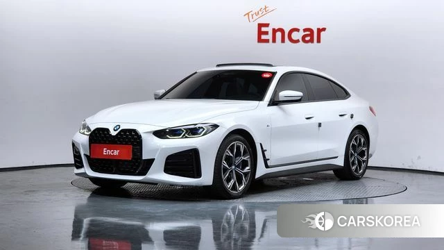 BMW 4 Series (G22) 2022 Белый из Кореи