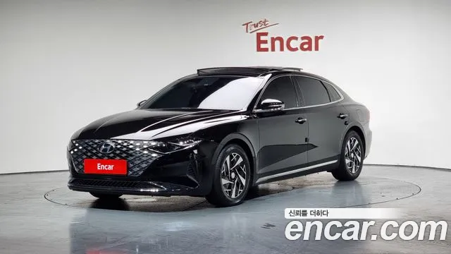 Hyundai The New Grandeur IG Hybrid 2021 Черный из Кореи