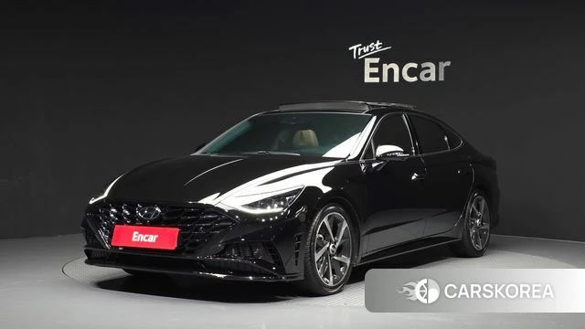Hyundai Sonata (DN8) 2023 Черный из Кореи