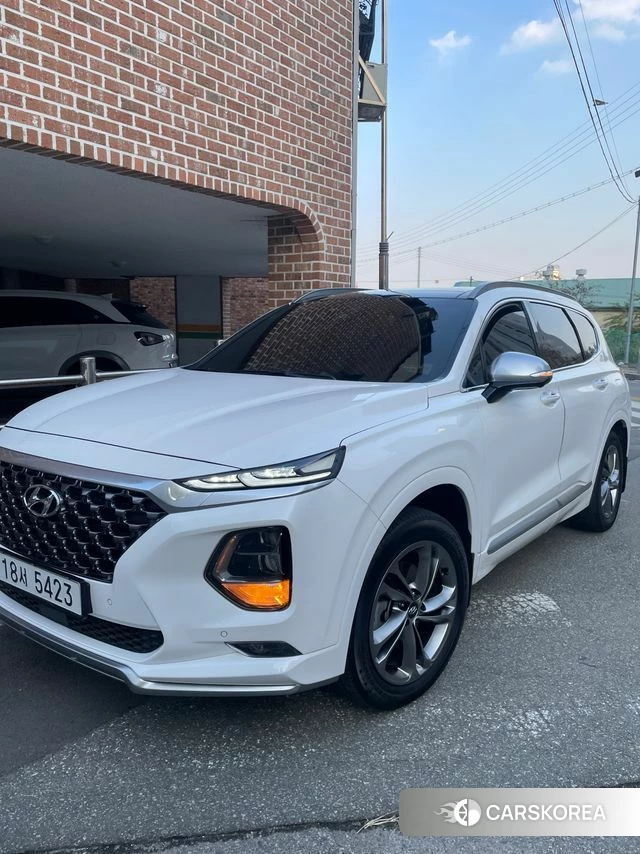 Hyundai Santa Fe TM 2019 Белый из Кореи