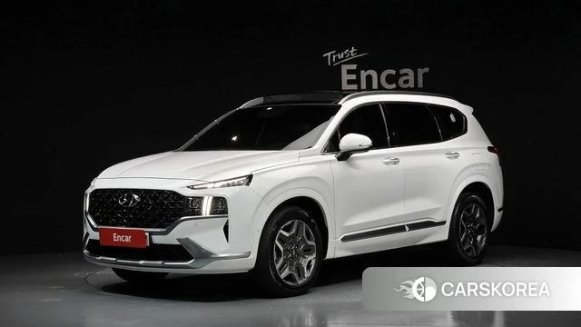 Hyundai The New Santa Fe 2021 Белый из Кореи