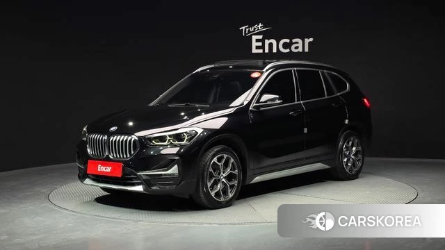 BMW X1 (F48) 2021 Черный из Кореи