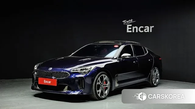 Kia Stinger 2018 Синий из Кореи