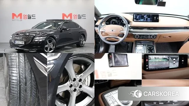 Genesis G80 (RG3) 2020 Черный из Кореи