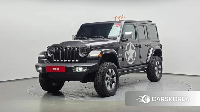 Jeep Wrangler (JL) 2021 Черный из Кореи