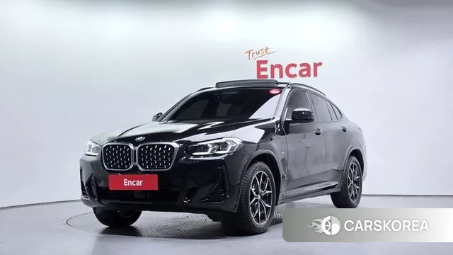 BMW X4 (G02) 2022 Черный из Кореи