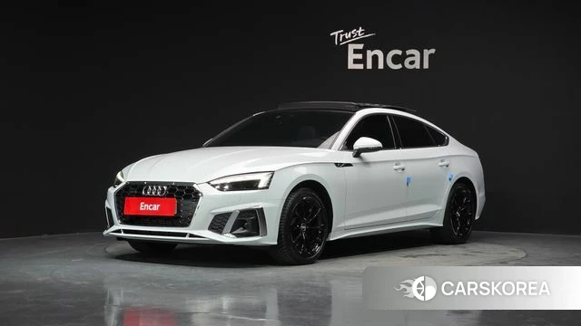 Audi A5 (F5) 2021 Белый из Кореи