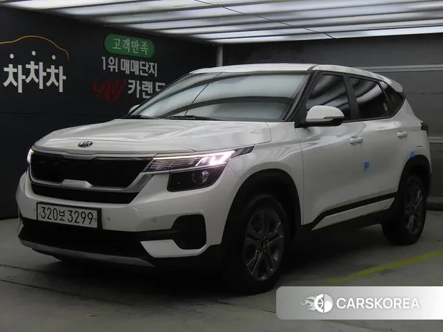 Kia Seltos 2021 Белый из Кореи