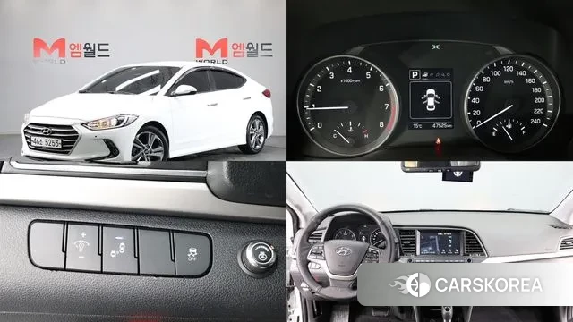 Hyundai Avante AD 2018 Белый из Кореи