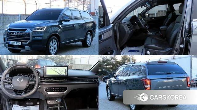 Ssangyong The New Rexton Sport 2023 Серый из Кореи