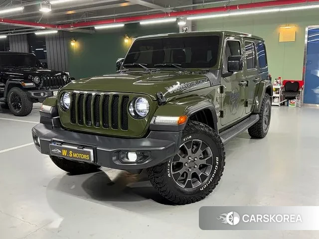Jeep Wrangler (JL) 2020 Темно-зеленый из Кореи