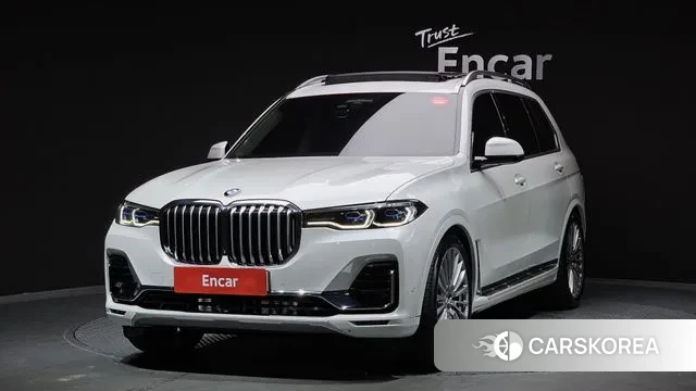 BMW X7 (G07) 2021 Белый из Кореи