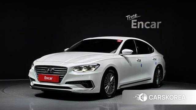Hyundai Grandeur IG Hybrid 2019 Белый из Кореи