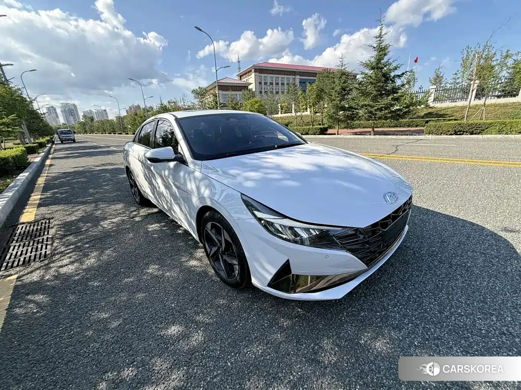 Hyundai Elantra 2023 Белый из Китая