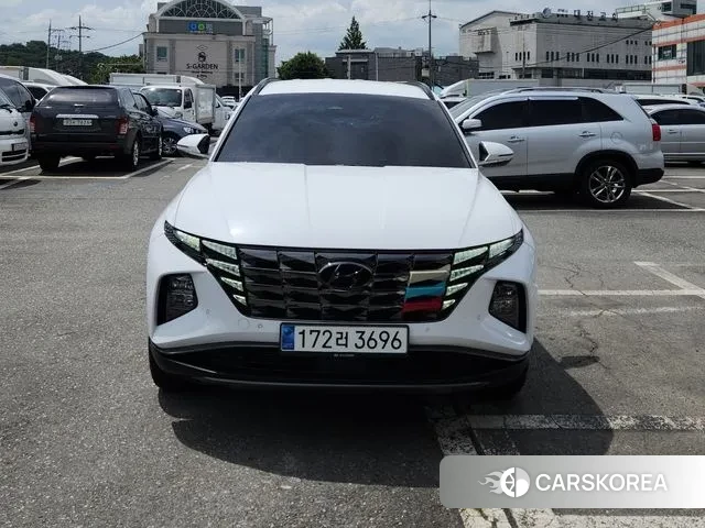 Hyundai Tucson Hybrid (NX4) 2020 Белый из Кореи