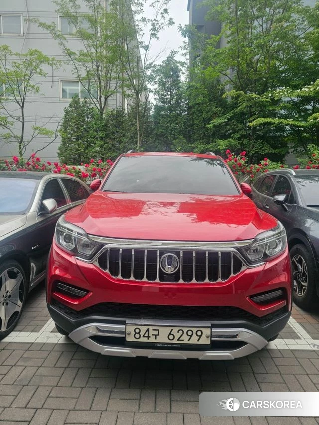 Ssangyong Rexton Sports Cannes 2021 Красный из Кореи