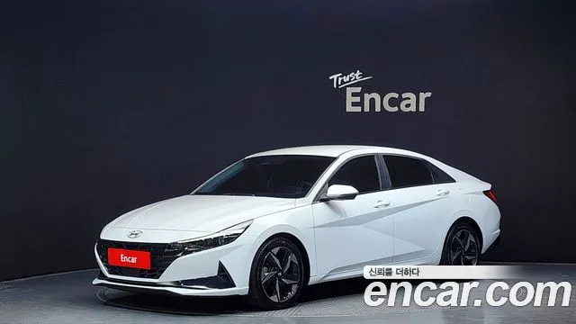 Hyundai Avante (CN7) 2020 Белый из Кореи