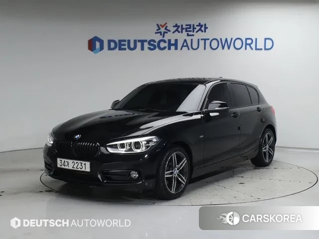 BMW 1 Series (F20) 2018 Черный из Кореи