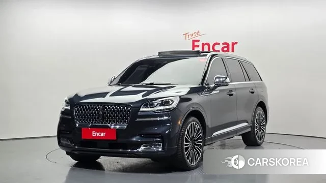 Lincoln Aviator 2nd generation 2021 Синий из Кореи