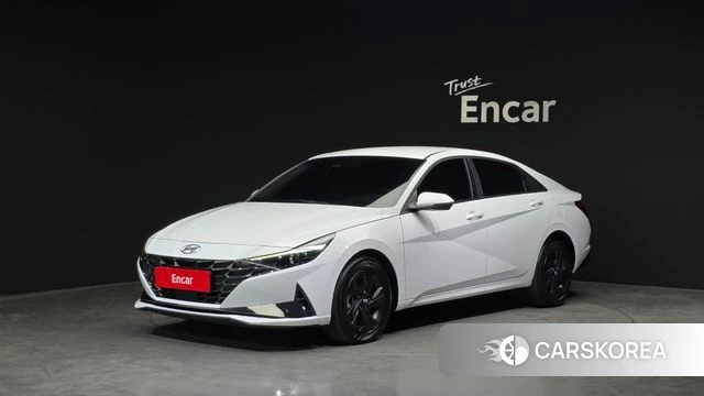 Hyundai Avante (CN7) 2022 Белый из Кореи