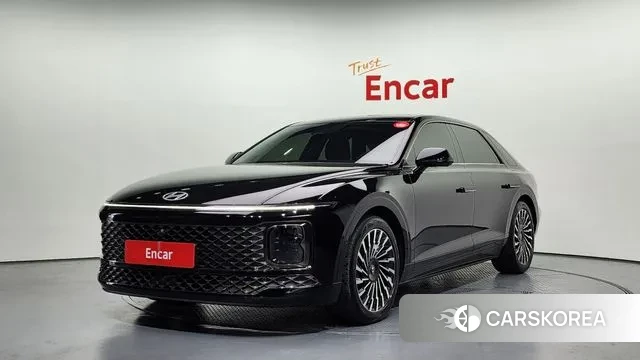 Hyundai Grandeur Hybrid (GN7) 2023 Черный из Кореи