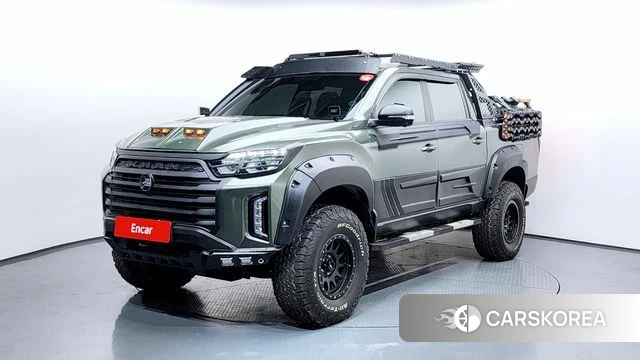 Ssangyong The New Rexton Sports Cannes 2021 Темно-зеленый из Кореи