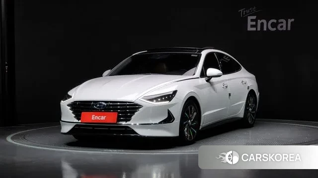 Hyundai Sonata (DN8) 2020 Белый из Кореи