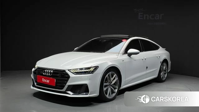 Audi A7 (4K) 2021 Белый из Кореи