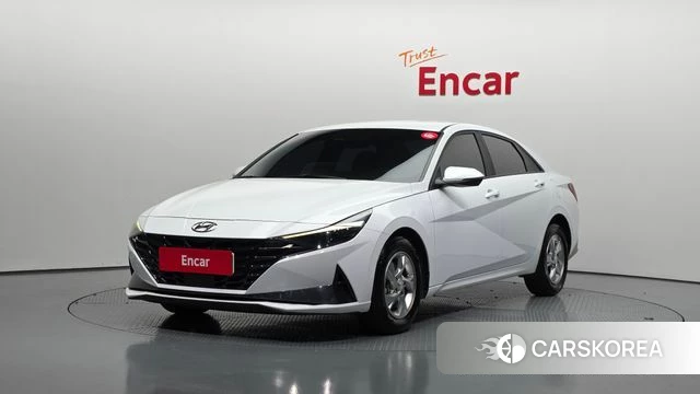 Hyundai Avante (CN7) 2022 Белый из Кореи