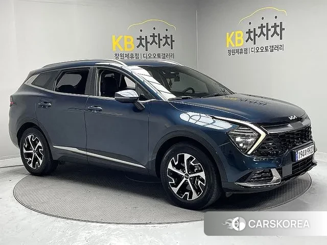Kia Sportage 5th Generation Hybrid 2021 Синий из Кореи