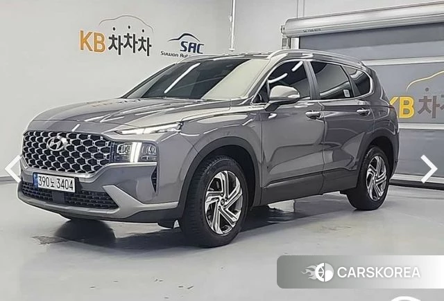 Hyundai The New Santa Fe 2022 Серебристо-серый из Кореи