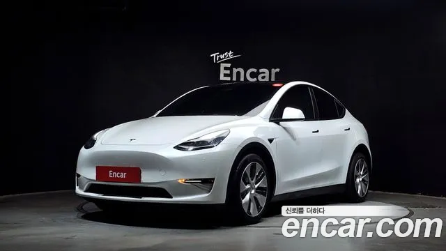 Tesla Model Y 2021 Белый из Кореи