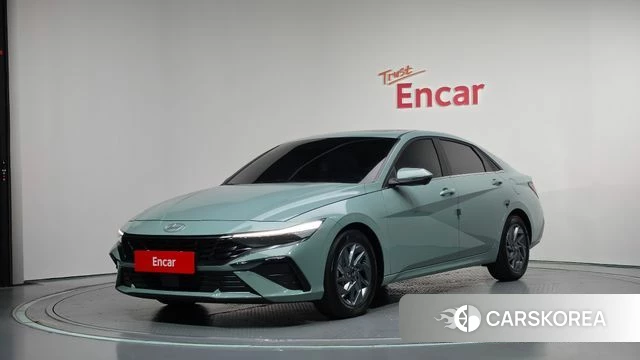Hyundai The New Avante (CN7) 2025 Светло-зеленый из Кореи
