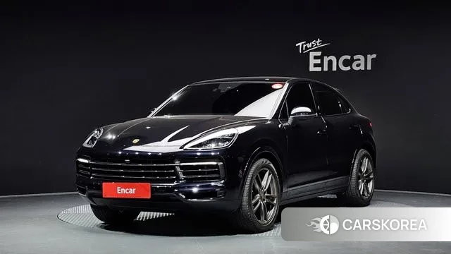 Porsche Cayenne (PO536) 2021 Черный из Кореи