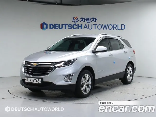 Chevrolet (GM Daewoo) Equinox 2018 Серебряный из Кореи