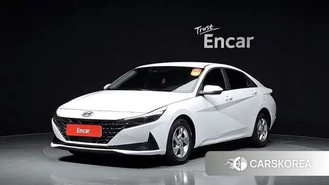 Hyundai Avante (CN7) 2021 Белый из Кореи