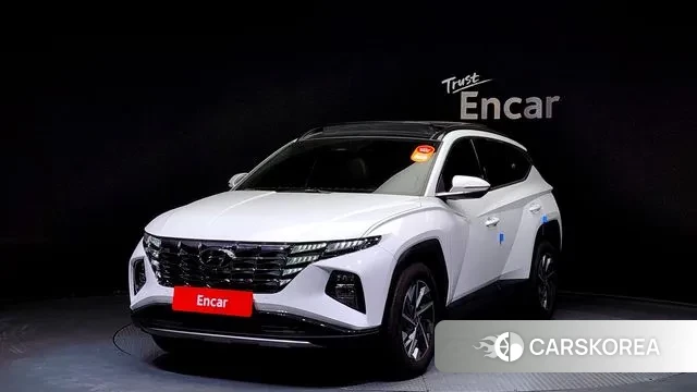 Hyundai Tucson Hybrid (NX4) 2020 Белый из Кореи