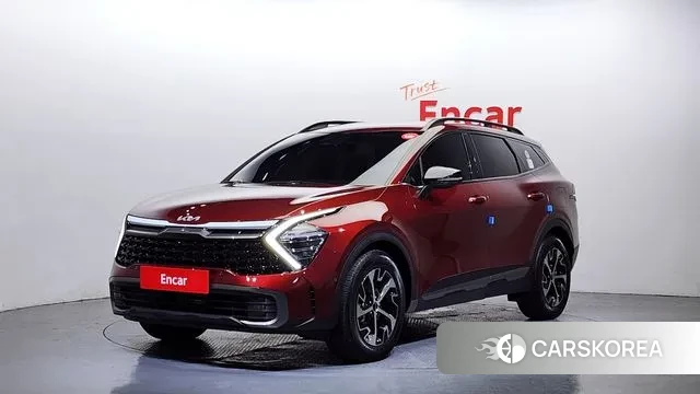 Kia Sportage 5th Generation Hybrid 2021 Красный из Кореи