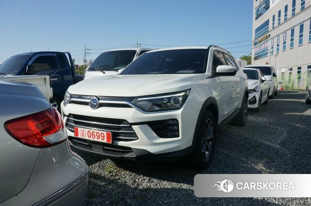 Ssangyong Beautiful Korando 2021 Белый из Кореи
