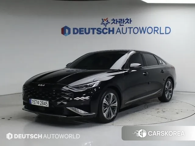 Kia K8 Hybrid 2023 Черный из Кореи