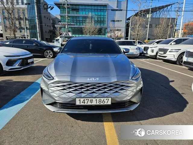 Kia K8 Hybrid 2021 Серебряный из Кореи