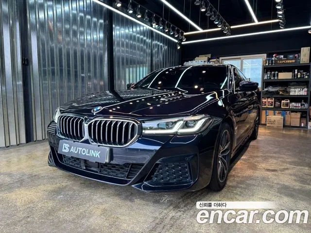 BMW 5 Series (G30) 2021 Синий из Кореи