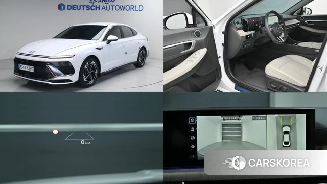 Hyundai Sonata D Edge Hybrid (DN8) 2023 Белый из Кореи